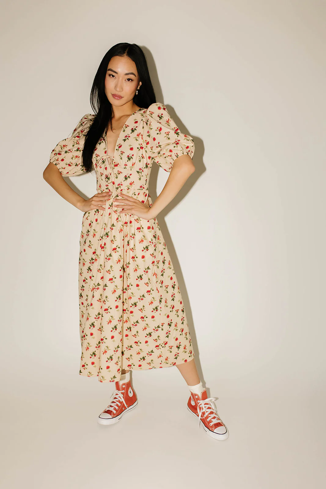 adeline midi dress // roses *zoco exclusive* - Image 14