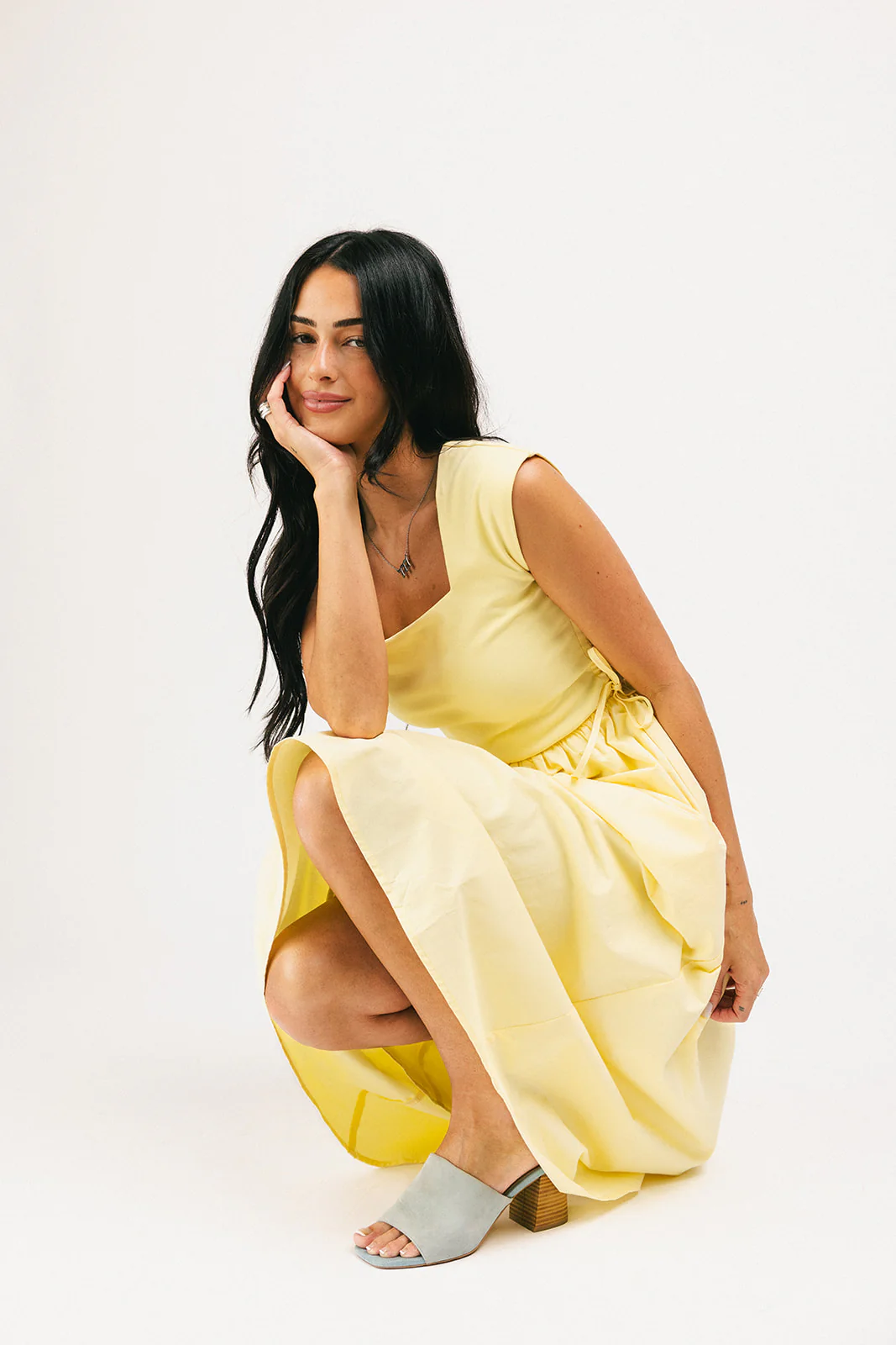 afterglow midi dress // butter yellow *zoco exclusive* - Image 22