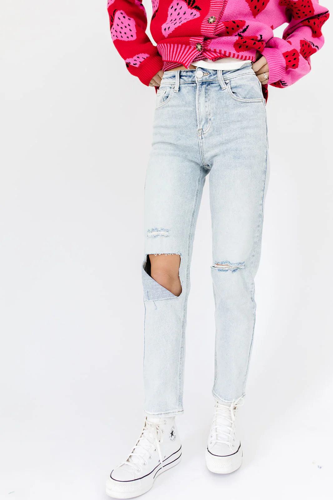 all my love distressed denim - Image 3