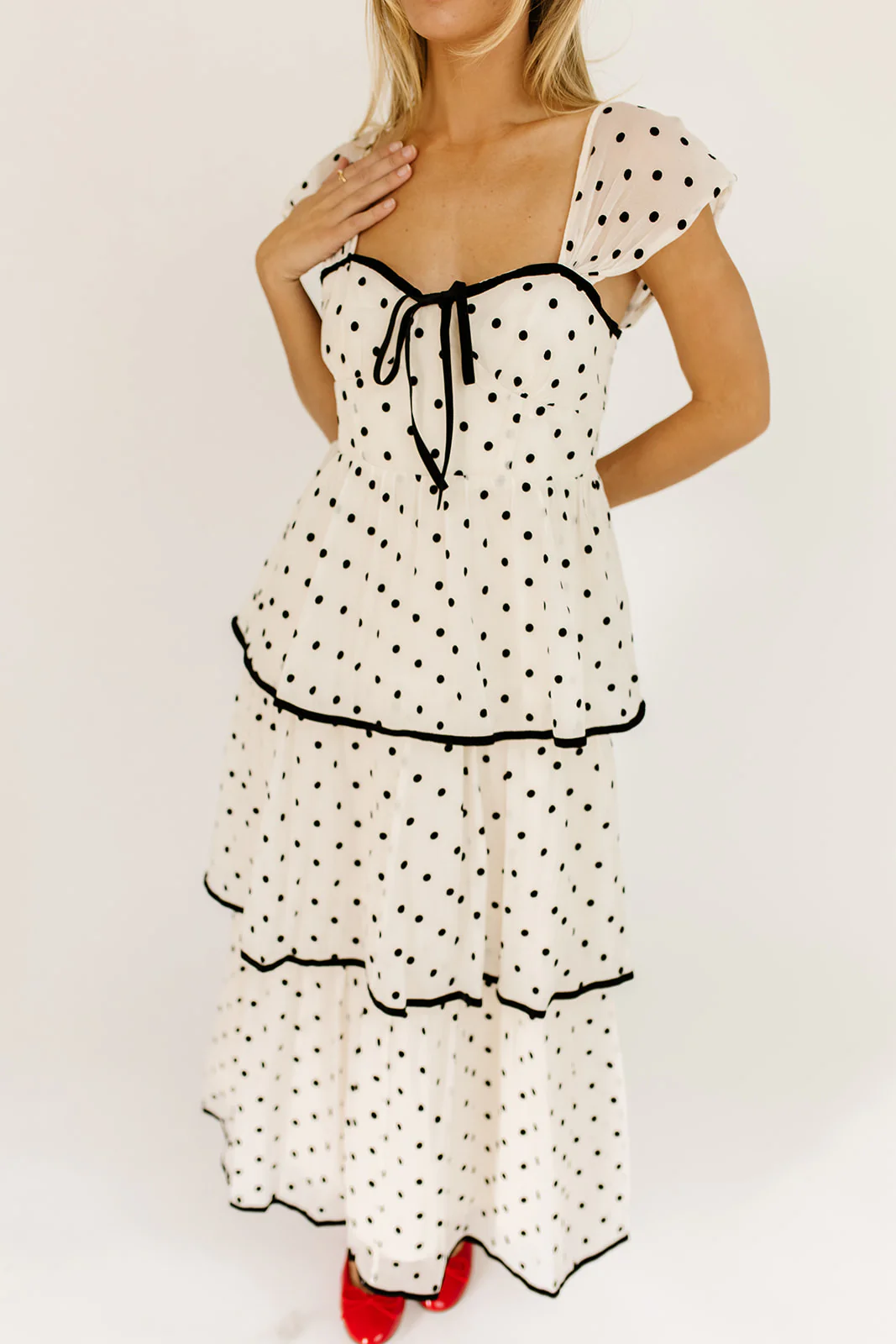 audrey polka dot midi dress *restocked* - Image 5
