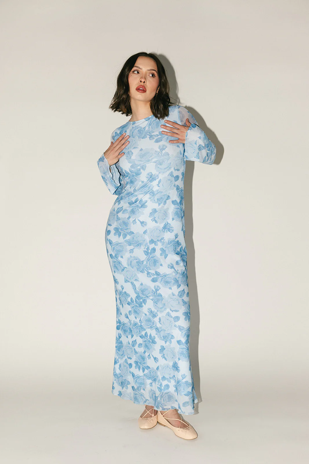 be right there mesh dress // blue *zoco exclusive* - Image 15