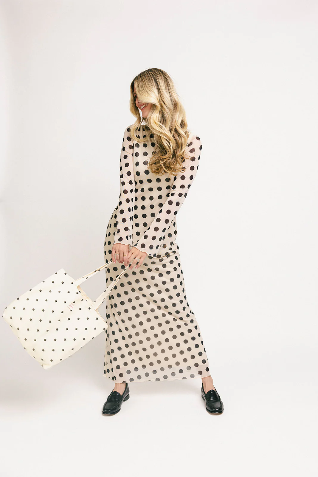 be right there mesh dress // polka dot *zoco exclusive* - Image 23