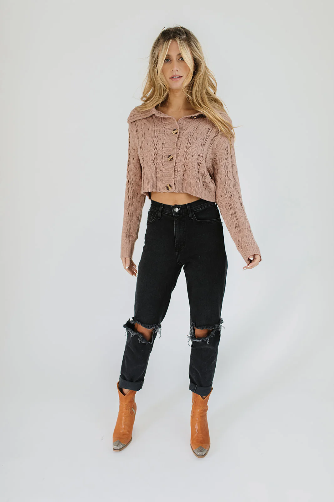 benji button sweater // dusty mauve - Image 14