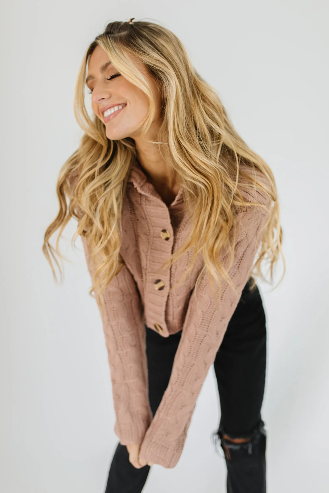 benji button sweater // dusty mauve - Image 5