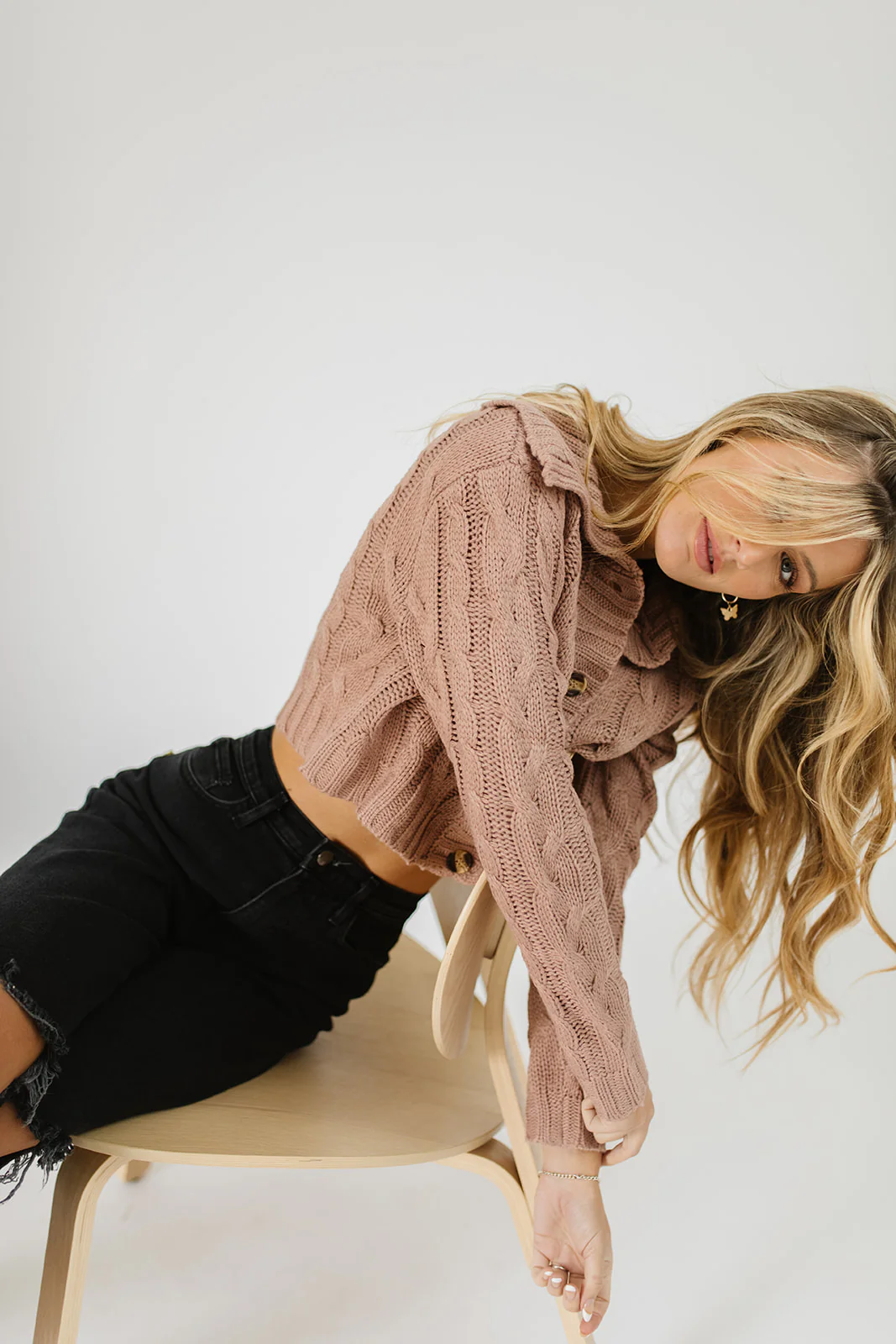 benji button sweater // dusty mauve - Image 9
