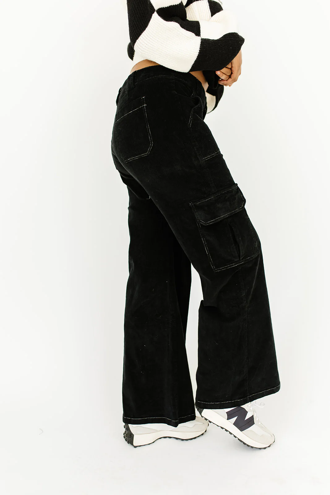 best friend wide leg corduroy cargo pants - Image 3