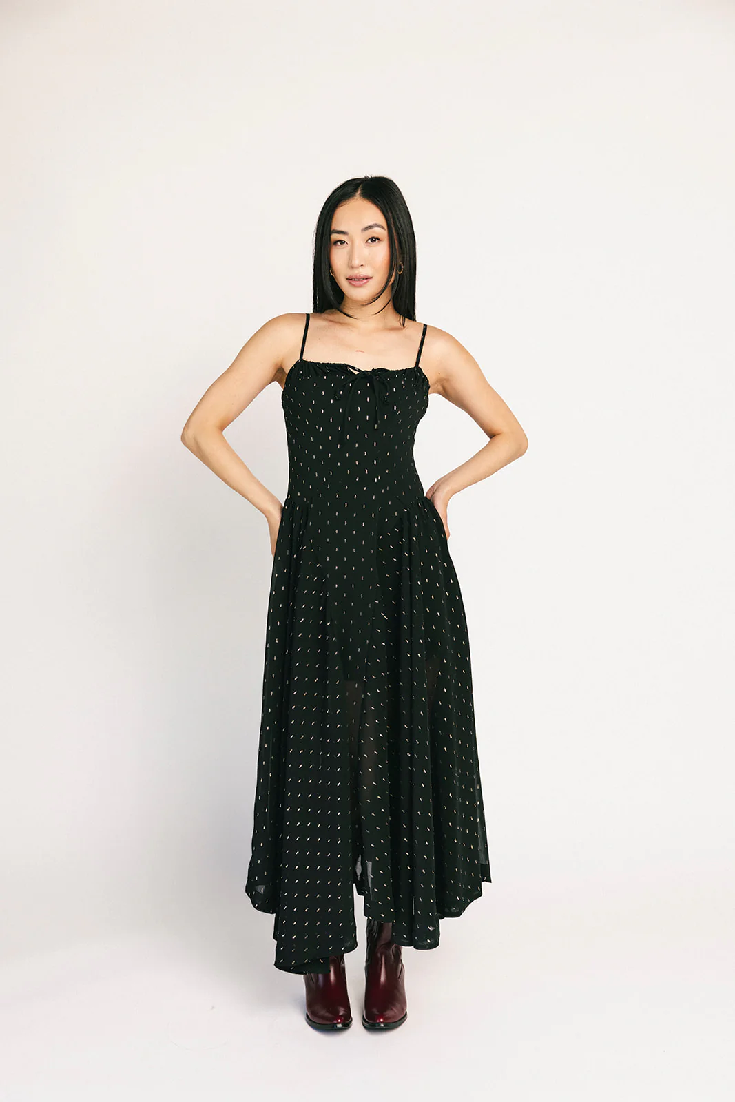 betsy polka dot maxi dress - Image 4