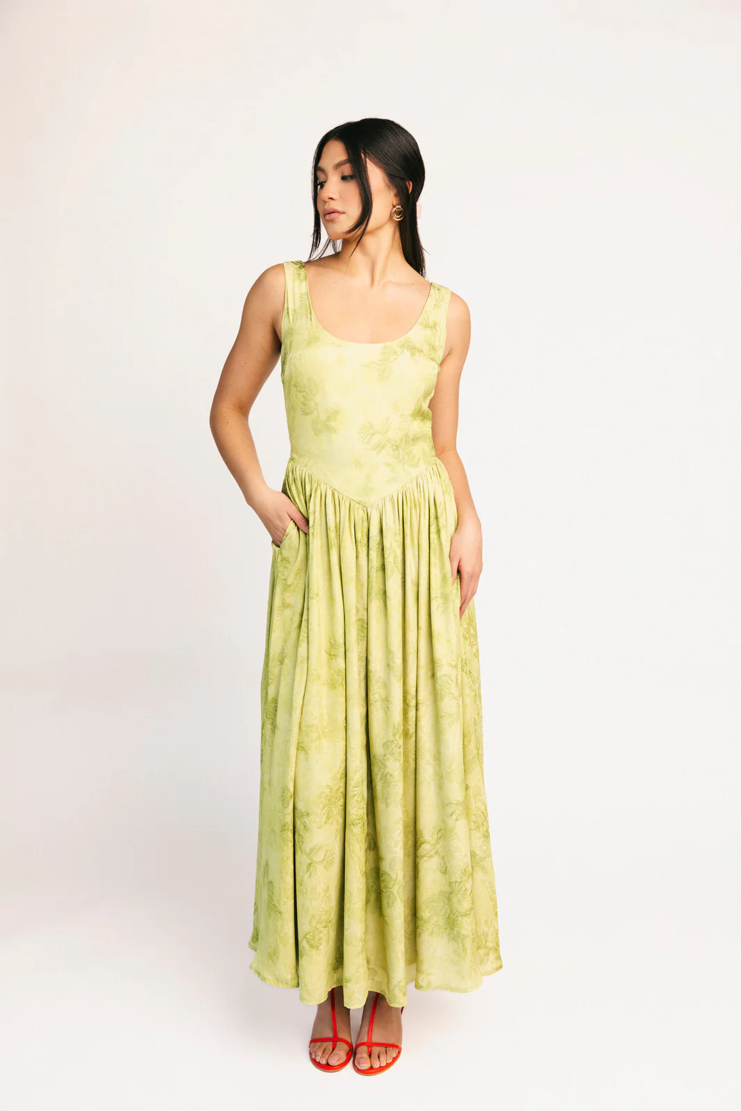 betty maxi dress // green *zoco exclusive* - Image 9
