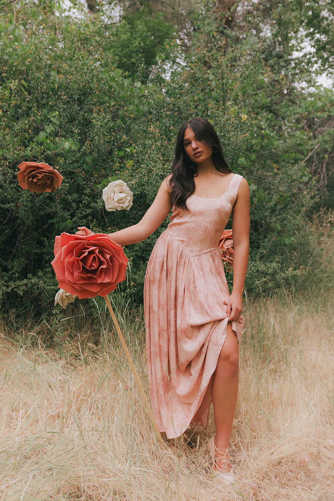 betty maxi dress // pink *zoco exclusive*