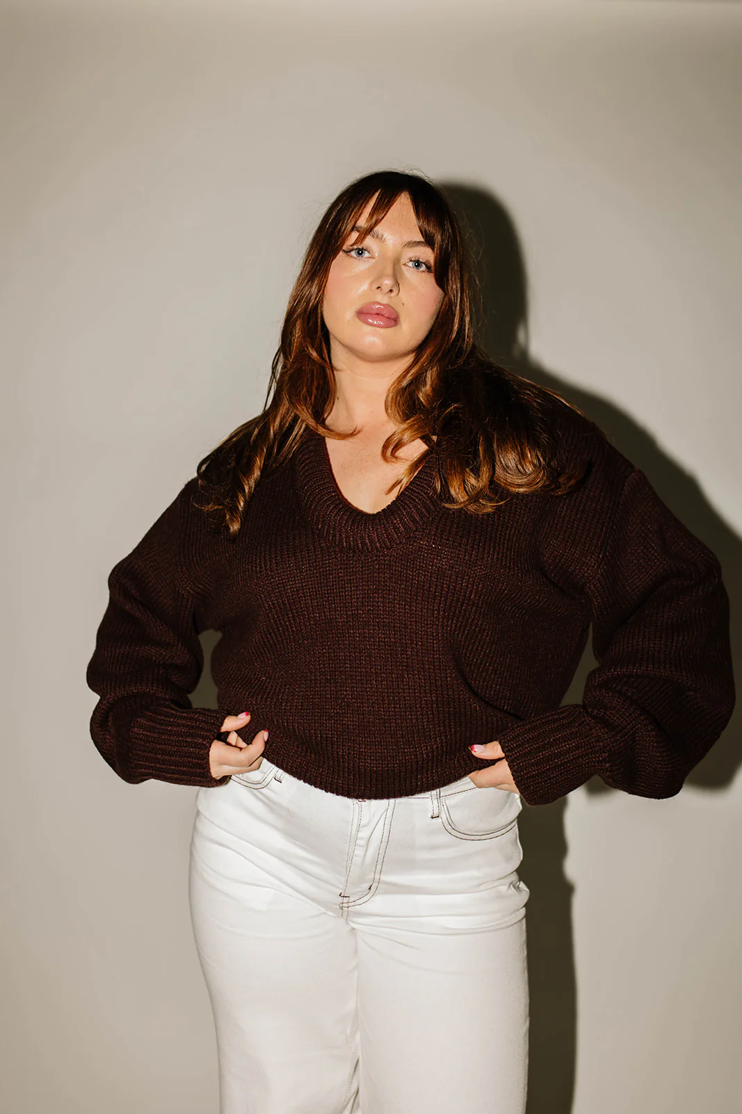 billie sweater // chocolate *zoco exclusive* - Image 7