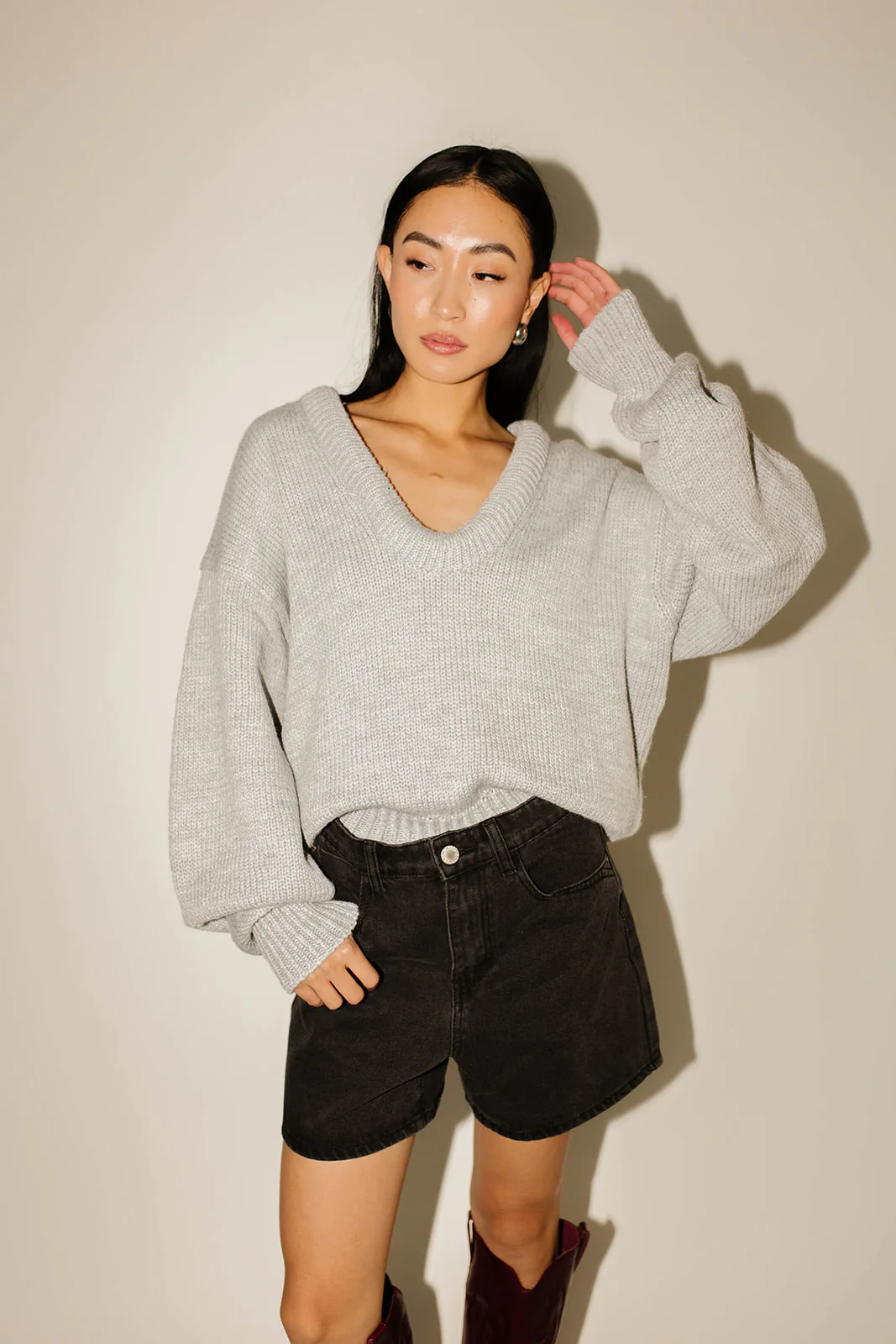 billie sweater // grey *zoco exclusive* - Image 14