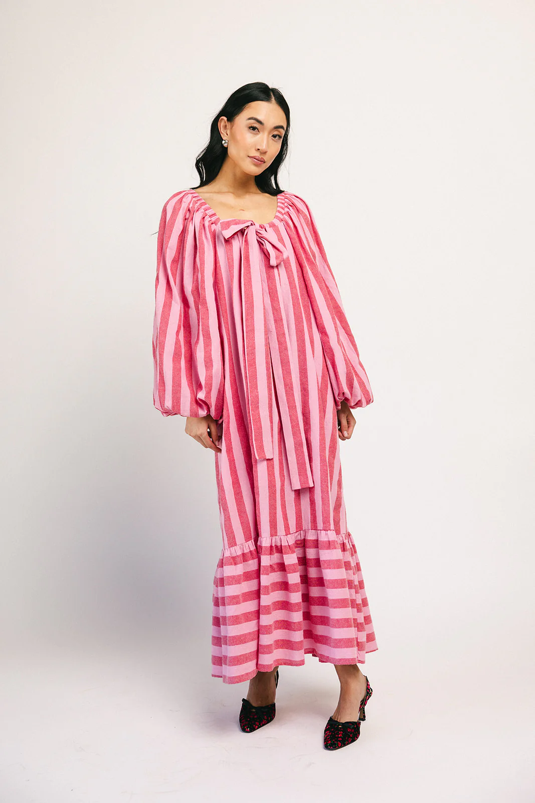 capri maxi dress // pink + red *zoco exclusive* - Image 2