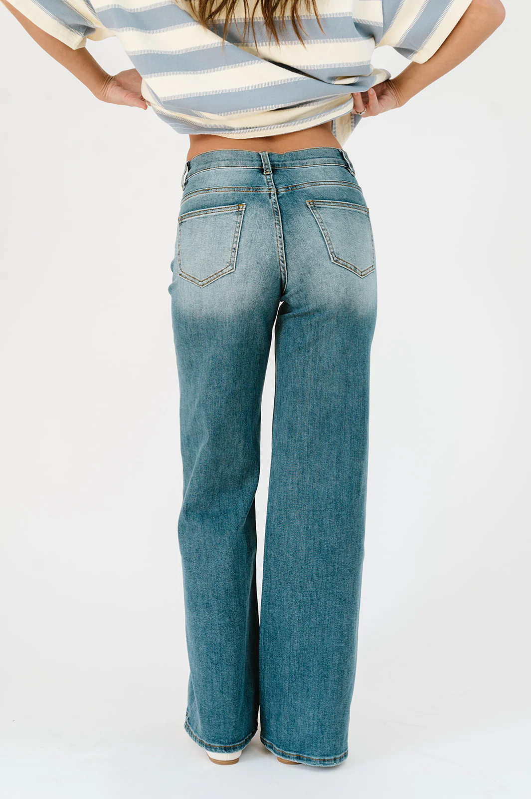 carry on wide leg denim - Image 4