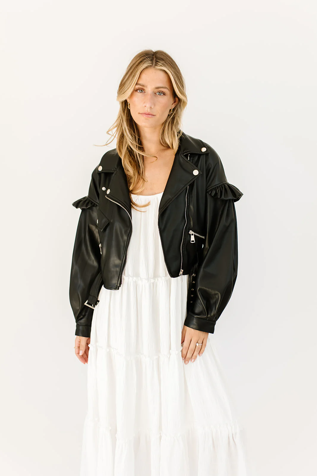 chicago faux leather jacket - Image 15