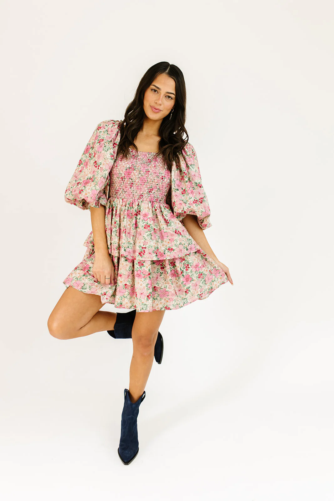 country club puff sleeve dress *restocked* - Image 7