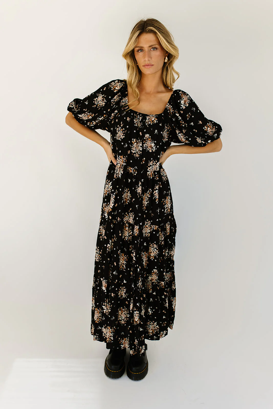 daymaker dress // fall black floral *zoco exclusive* - Image 10