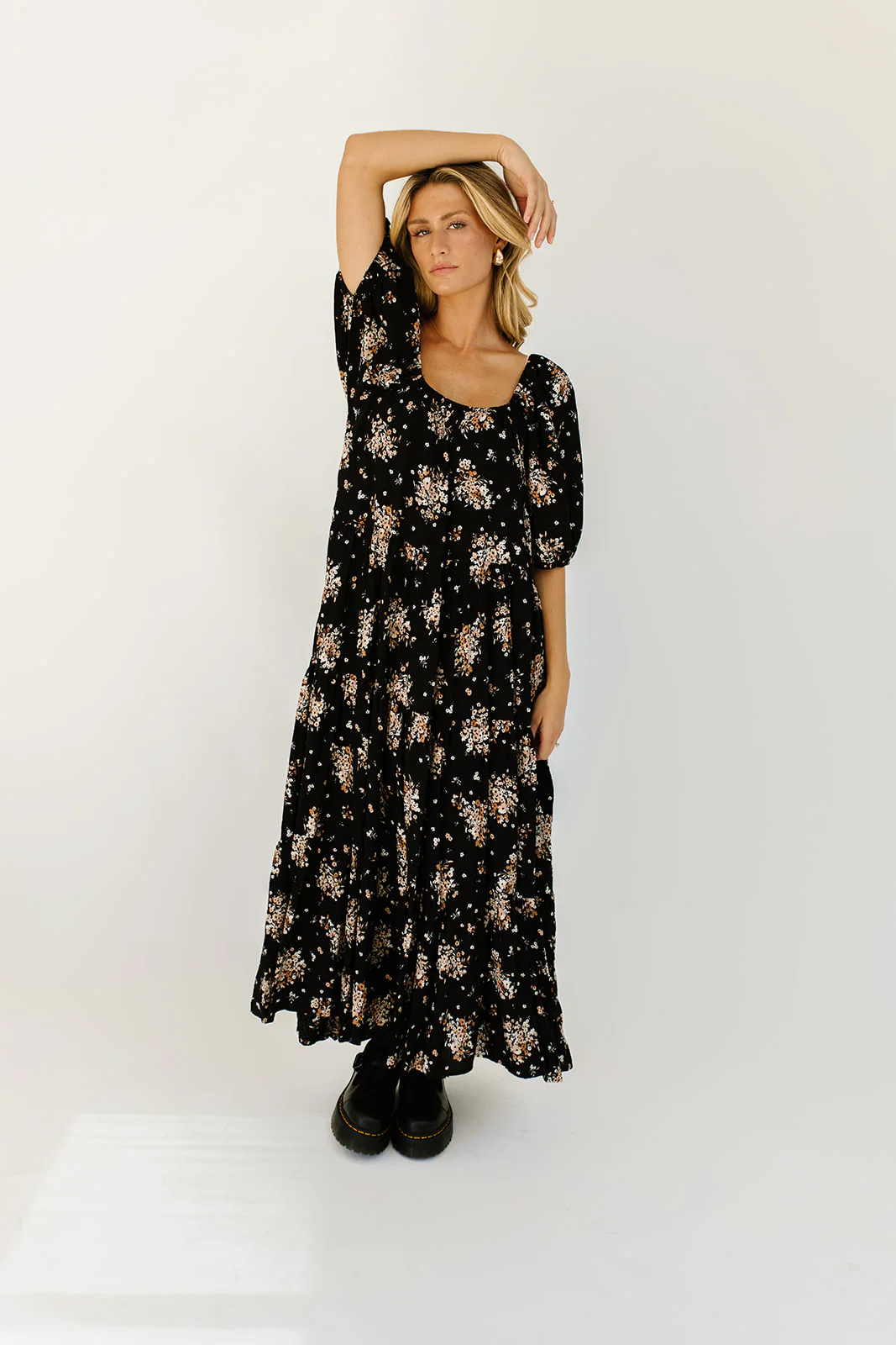 daymaker dress // fall black floral *zoco exclusive* - Image 12
