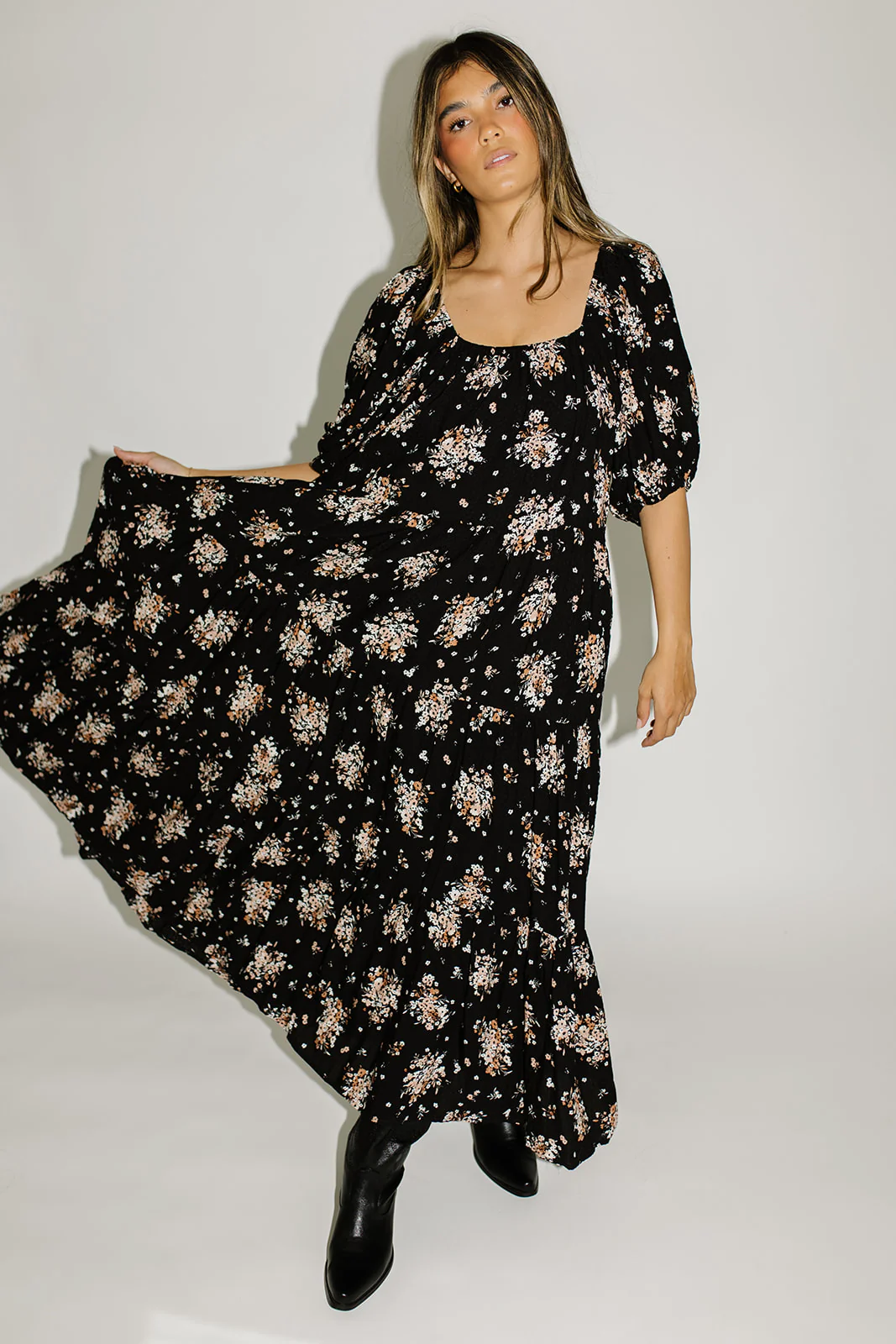 daymaker dress // fall black floral *zoco exclusive* - Image 16