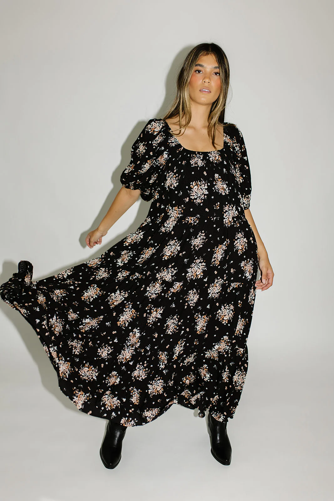 daymaker dress // fall black floral *zoco exclusive* - Image 17