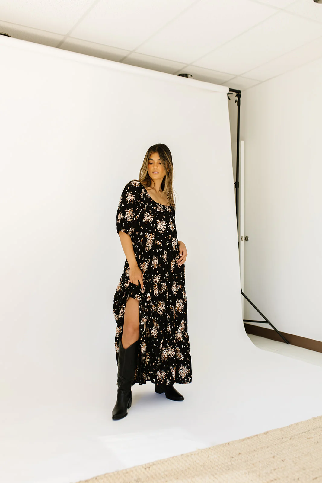 daymaker dress // fall black floral *zoco exclusive* - Image 25
