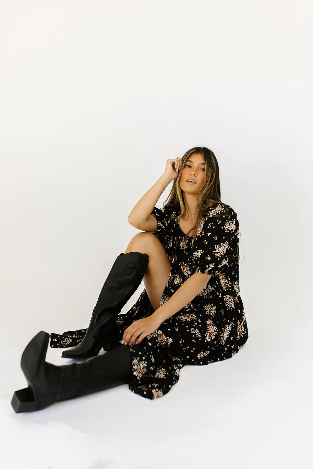 daymaker dress // fall black floral *zoco exclusive* - Image 27