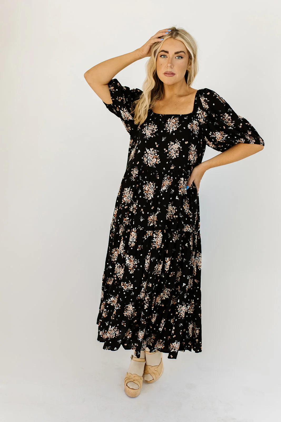 daymaker dress // fall black floral *zoco exclusive* - Image 3