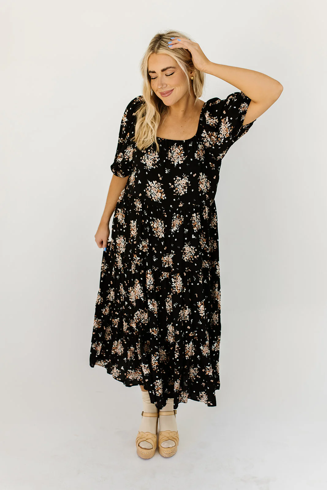 daymaker dress // fall black floral *zoco exclusive* - Image 4
