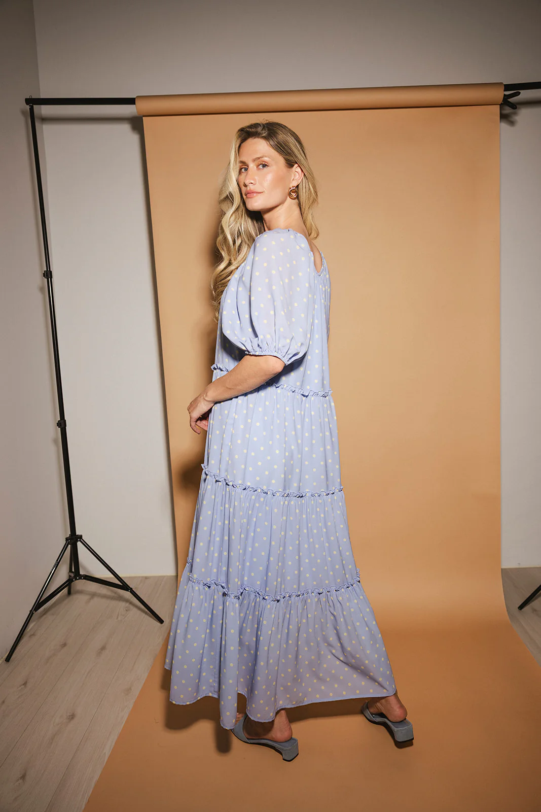 daymaker dress // blue lemon dot *zoco exclusive* - Image 13