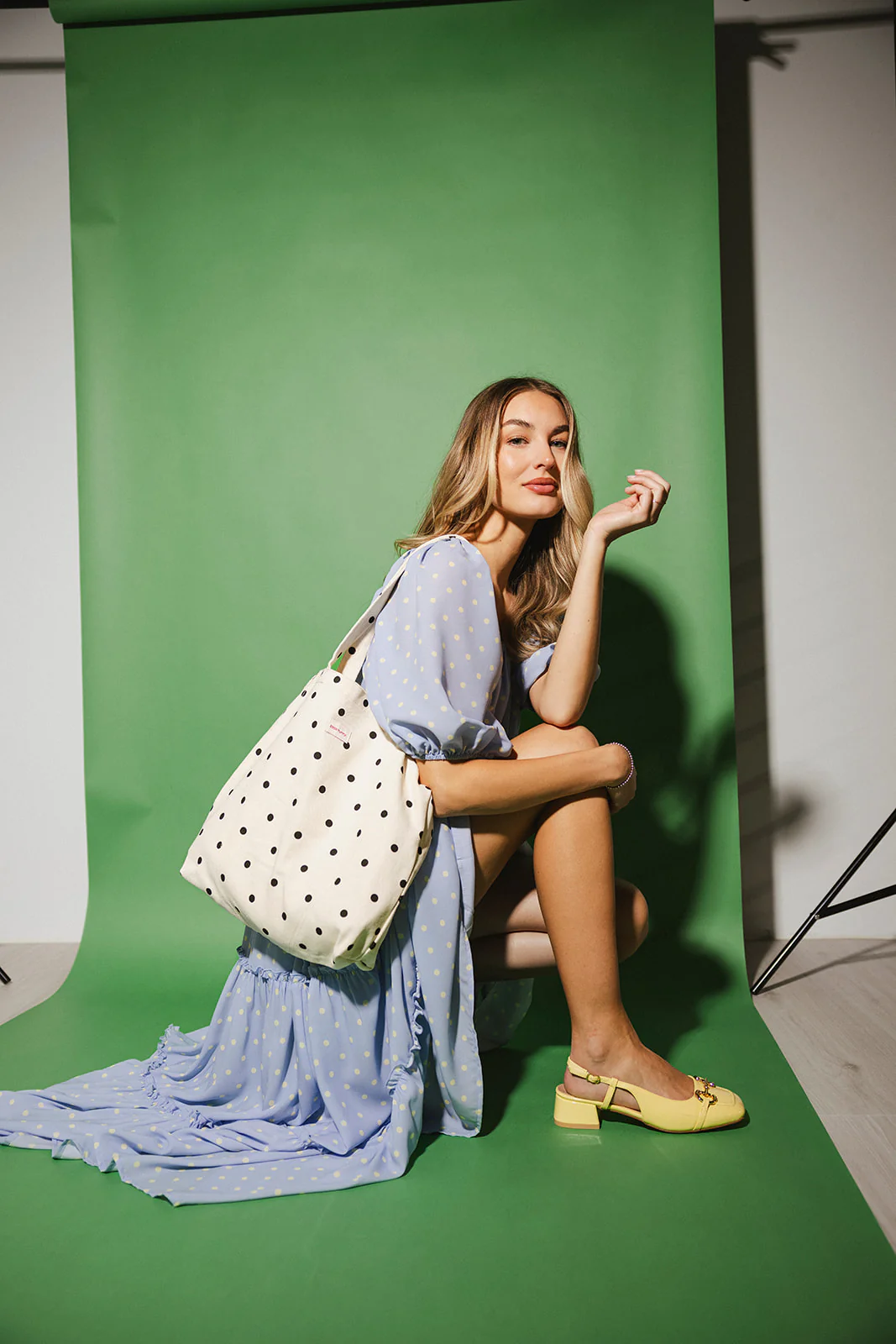 daymaker dress // blue lemon dot *zoco exclusive* - Image 25