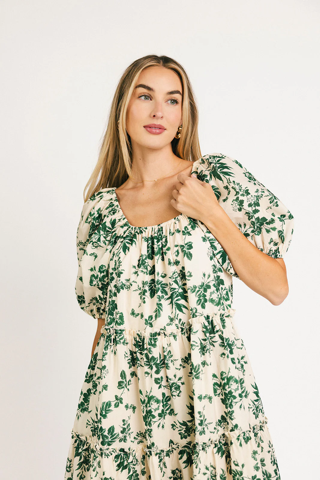 daymaker dress // green floral *zoco exclusive* - Image 24