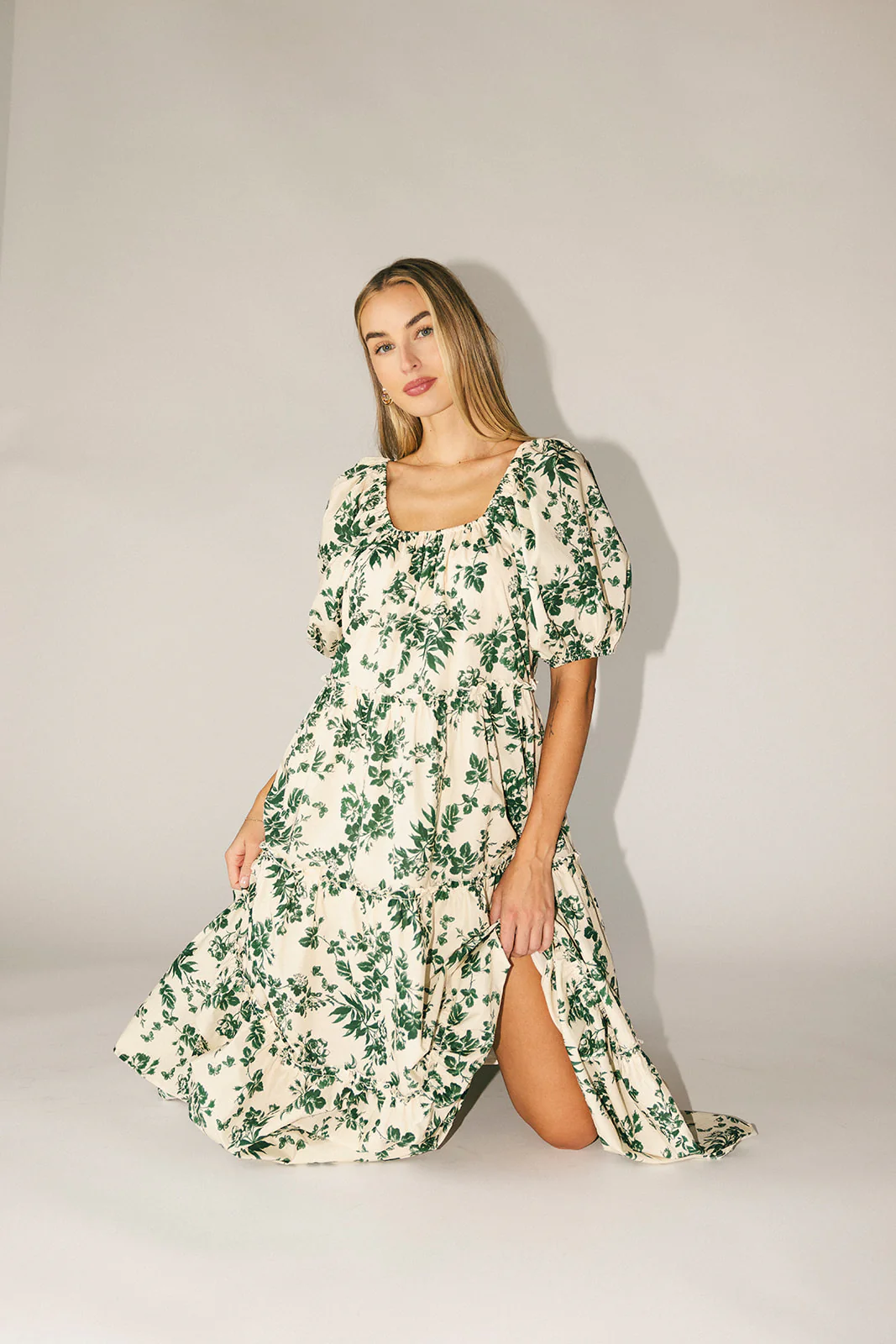 daymaker dress // green floral *zoco exclusive* - Image 25