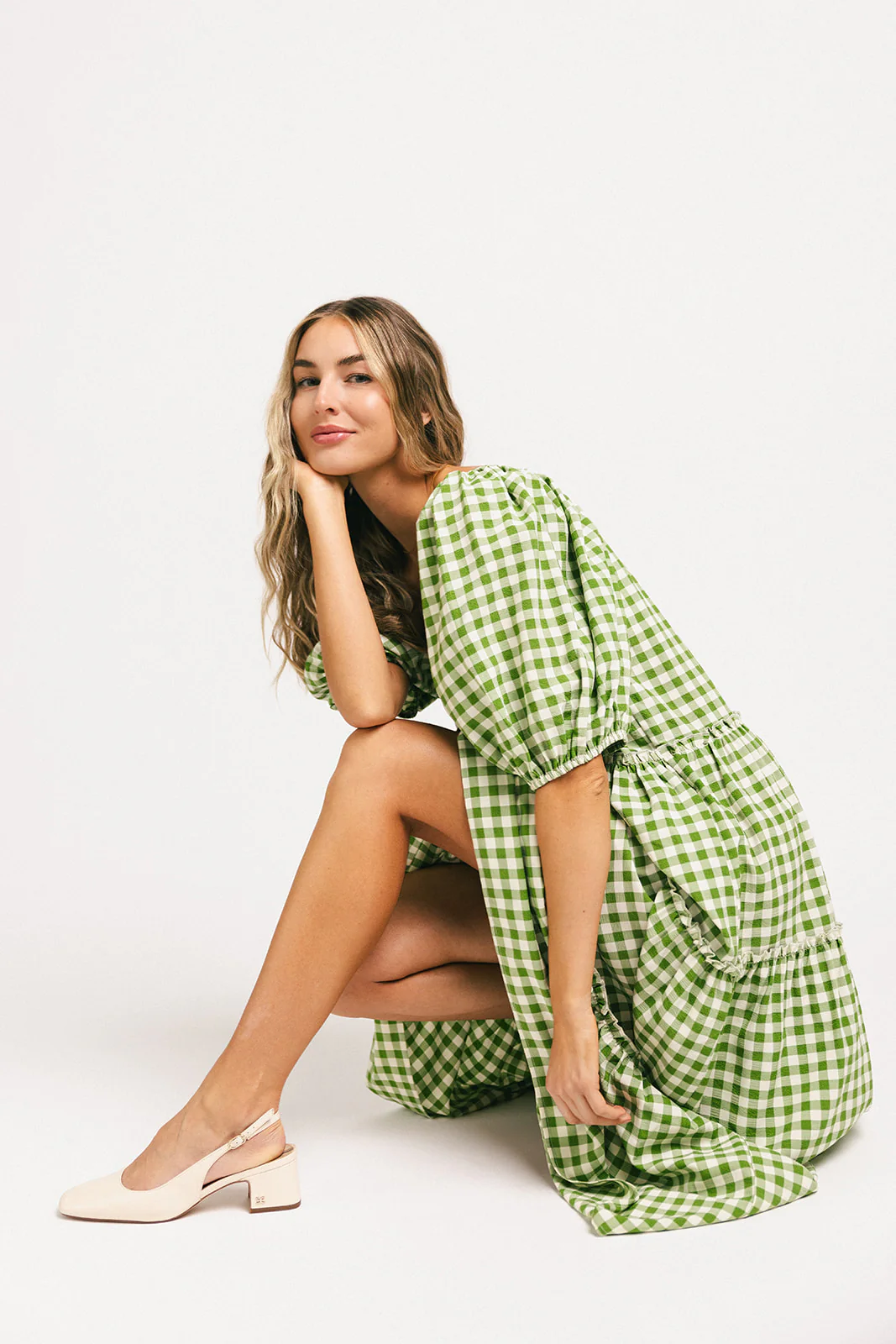 daymaker dress // green gingham - Image 31