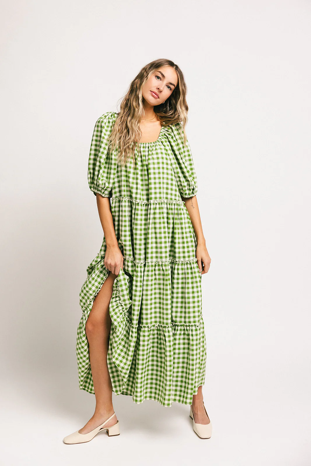 daymaker dress // green gingham - Image 37