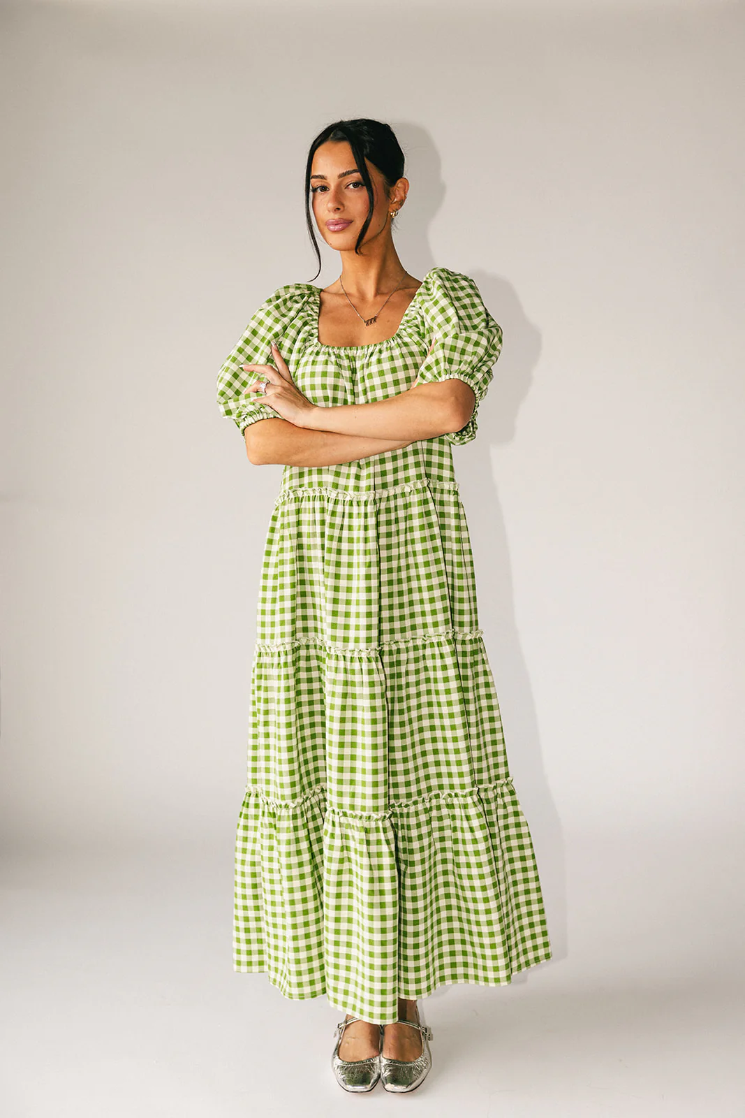 daymaker dress // green gingham - Image 54