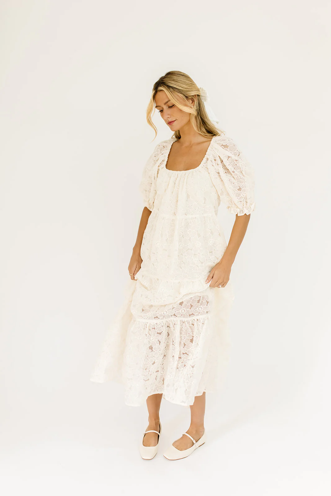 daymaker dress // luxe cream lace *zoco exclusive* - Image 8