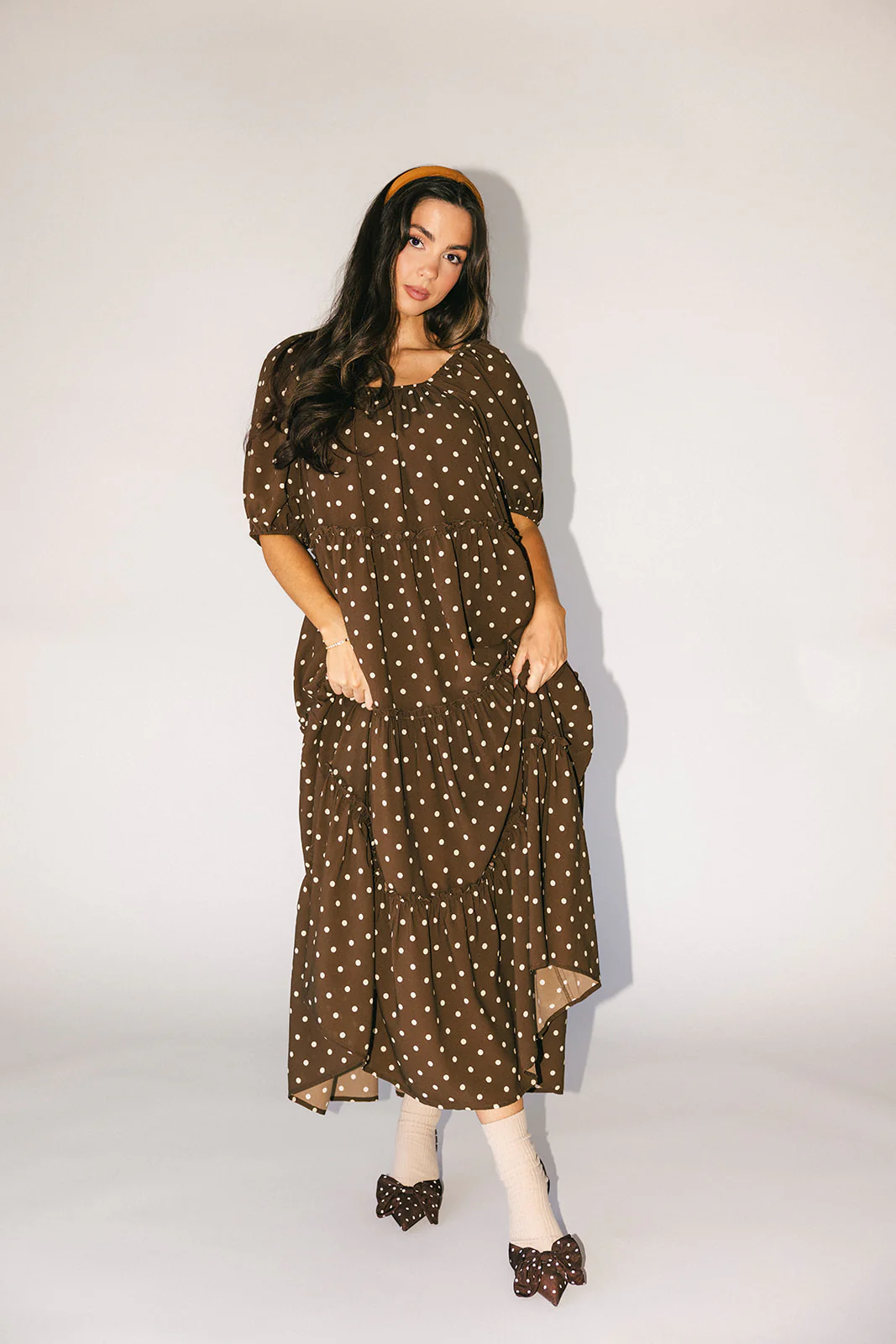 daymaker dress // mocha dot *zoco exclusive* - Image 17