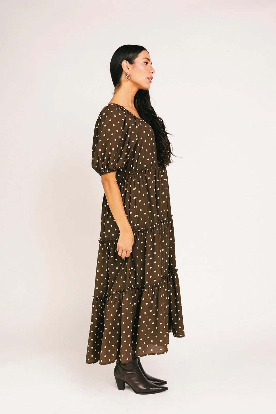 daymaker dress // mocha dot *zoco exclusive* - Image 5
