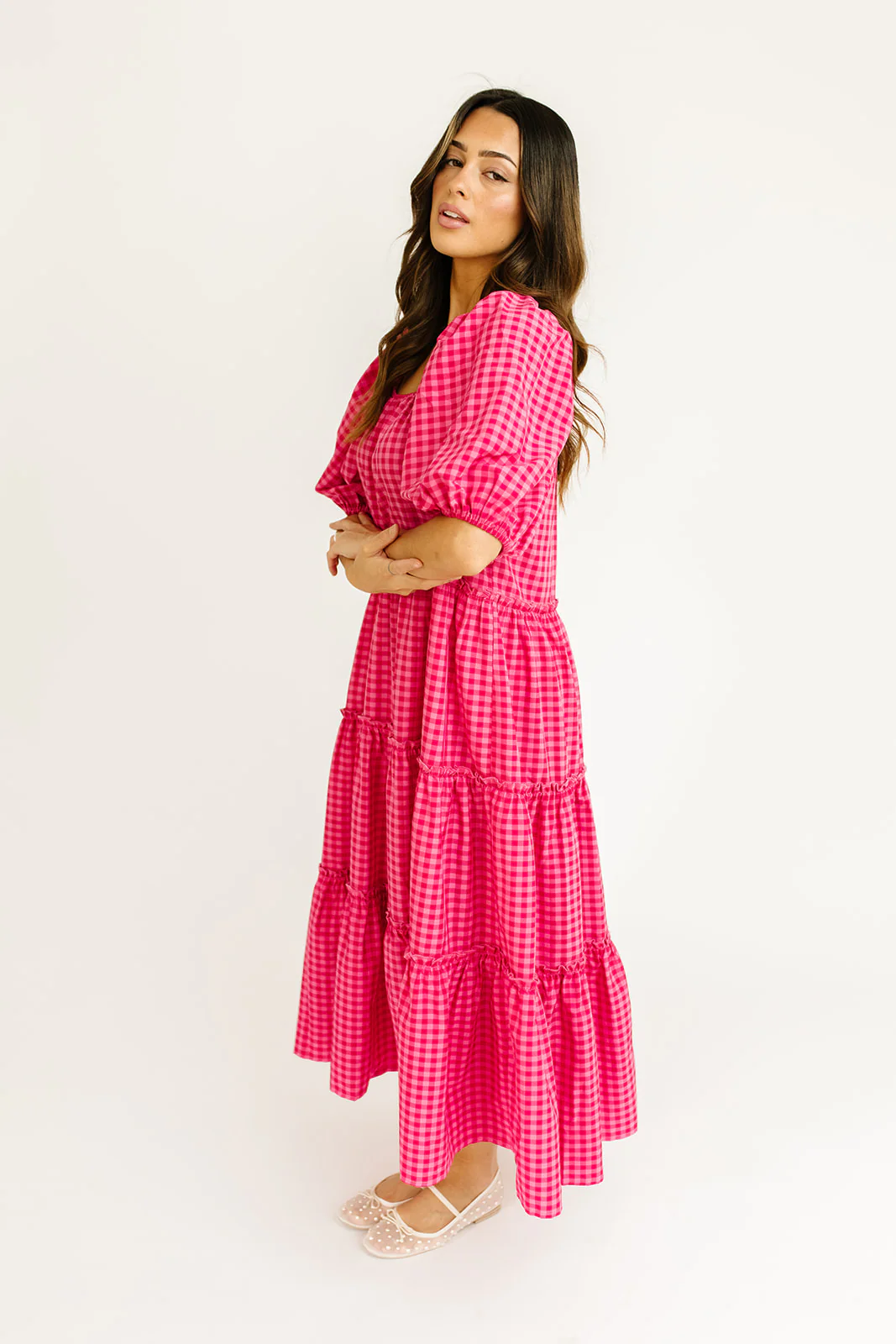 daymaker dress // pink gingham *zoco exclusive* - Image 30