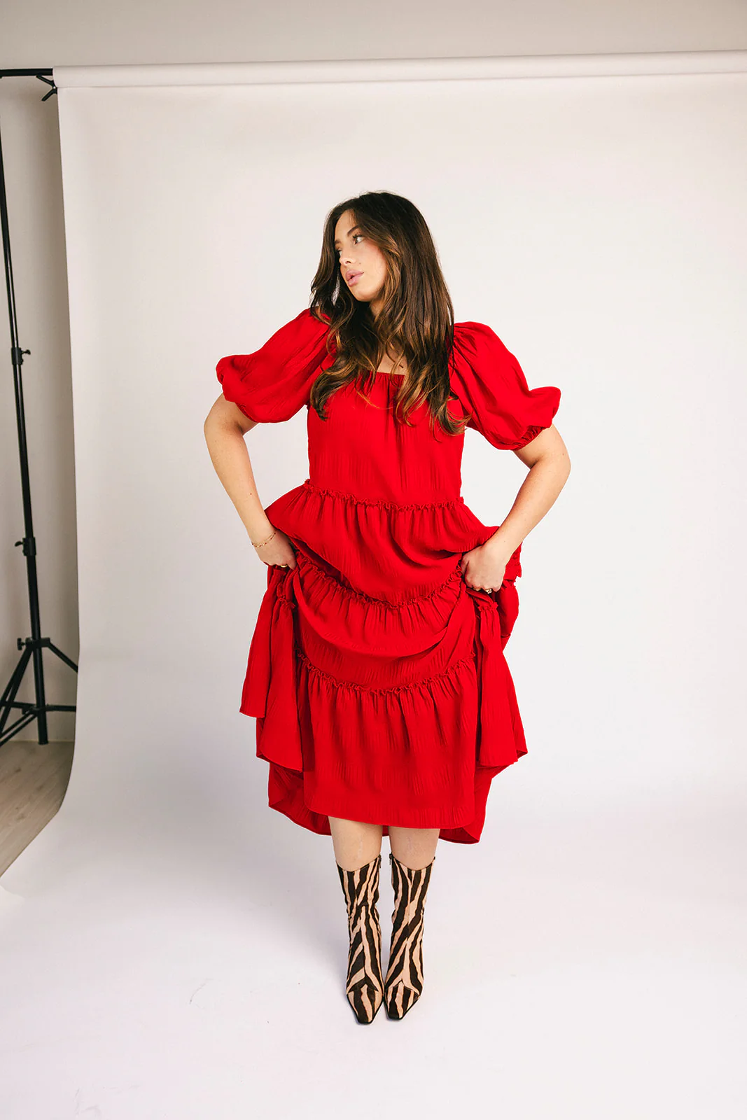 daymaker dress // poppy red *zoco exclusive* - Image 4