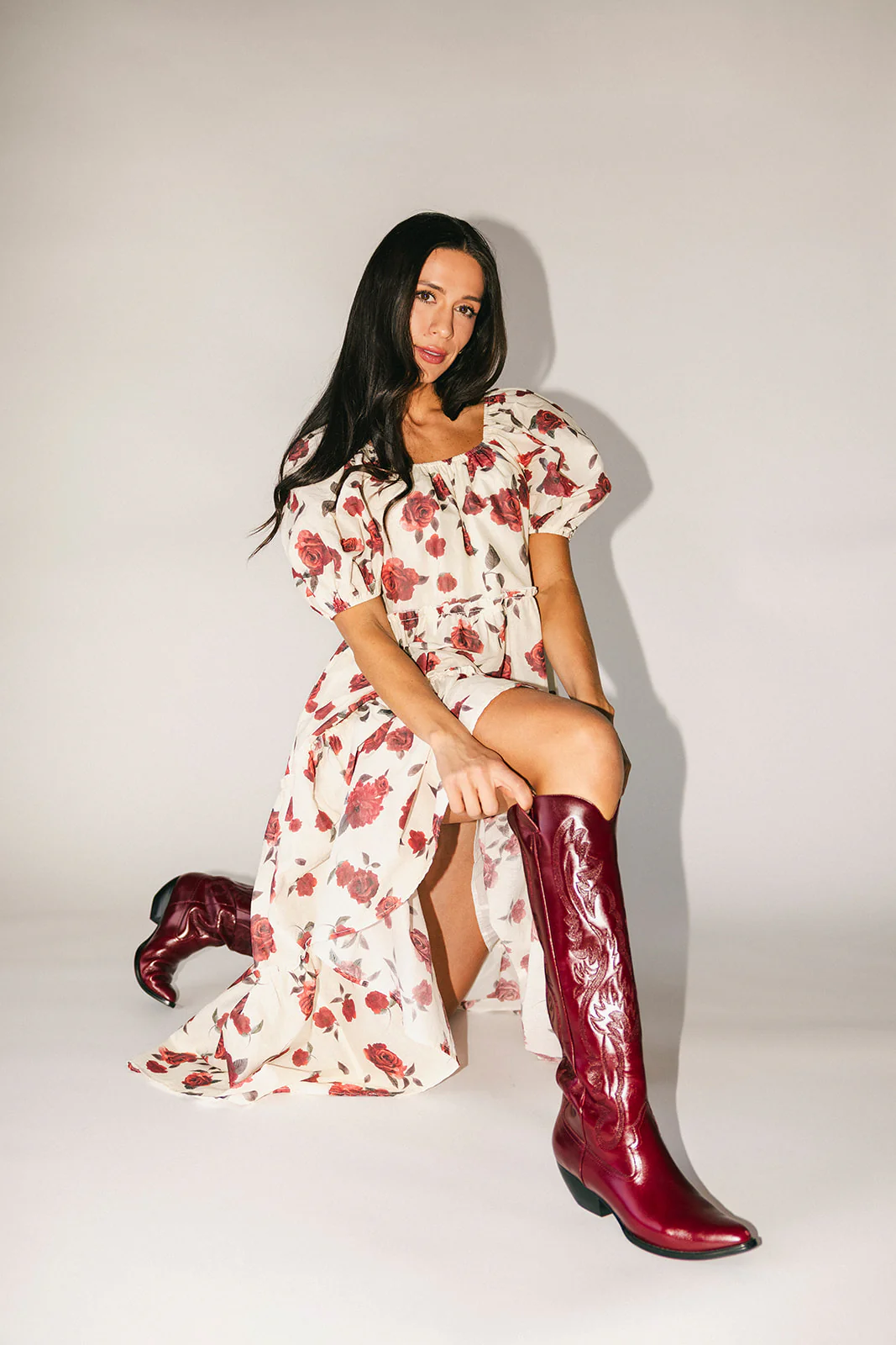 daymaker dress // red floral *zoco exclusive* - Image 21
