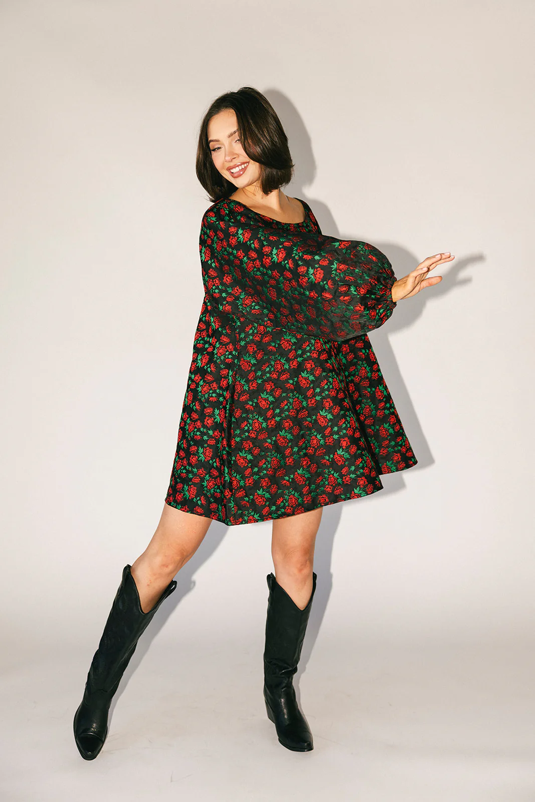demi dress // red floral *zoco exclusive* - Image 14
