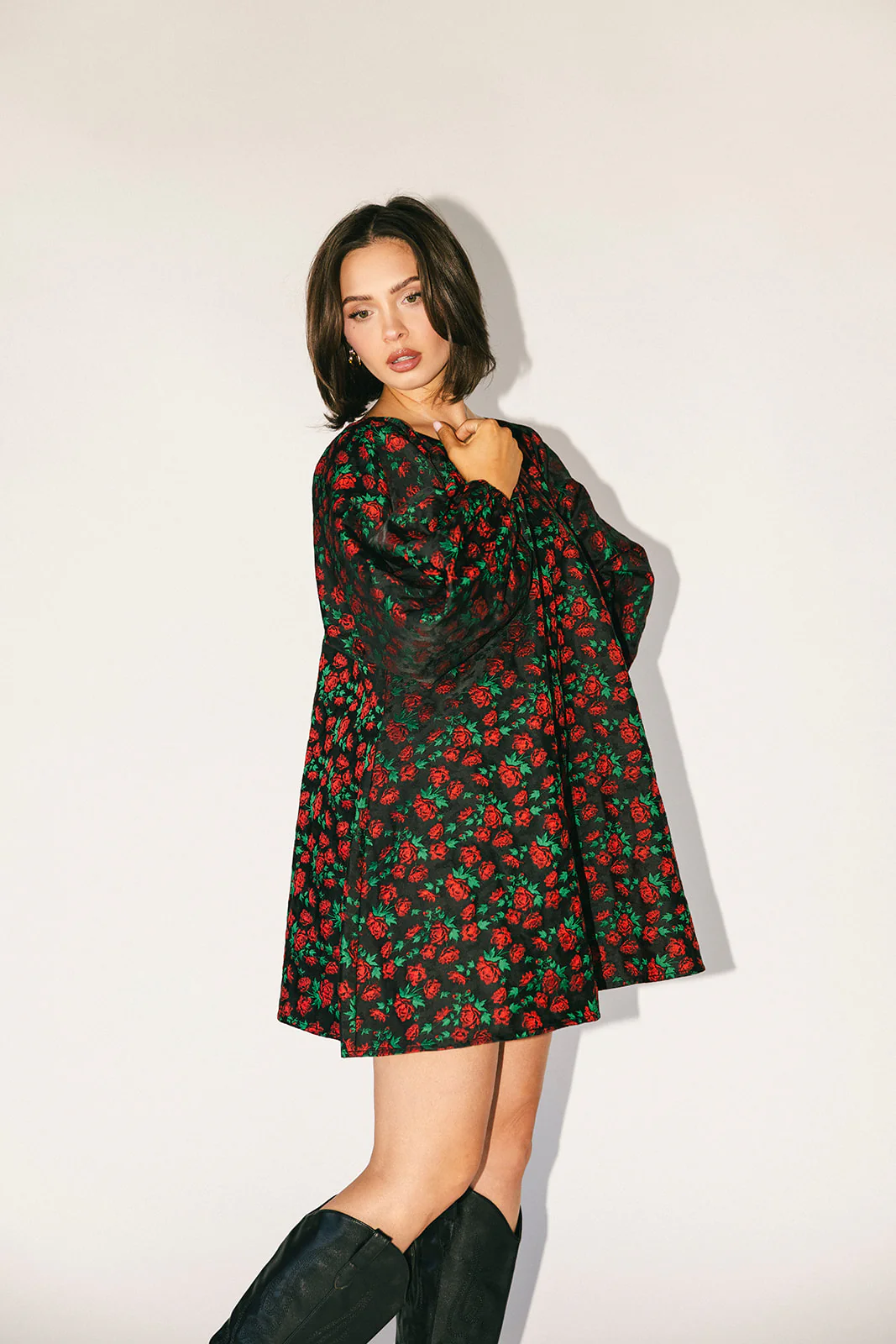demi dress // red floral *zoco exclusive* - Image 15