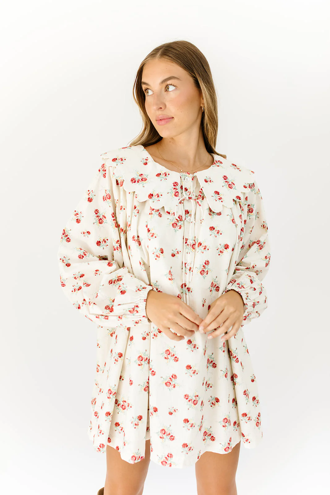 eloise collared floral dress *zoco exclusive* - Image 3