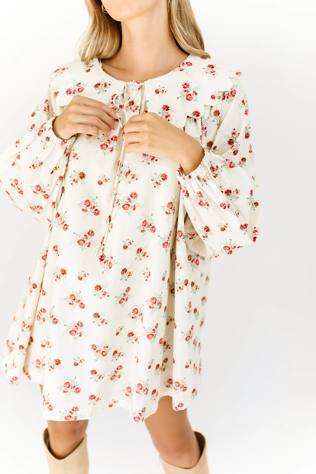 eloise collared floral dress *zoco exclusive* - Image 4
