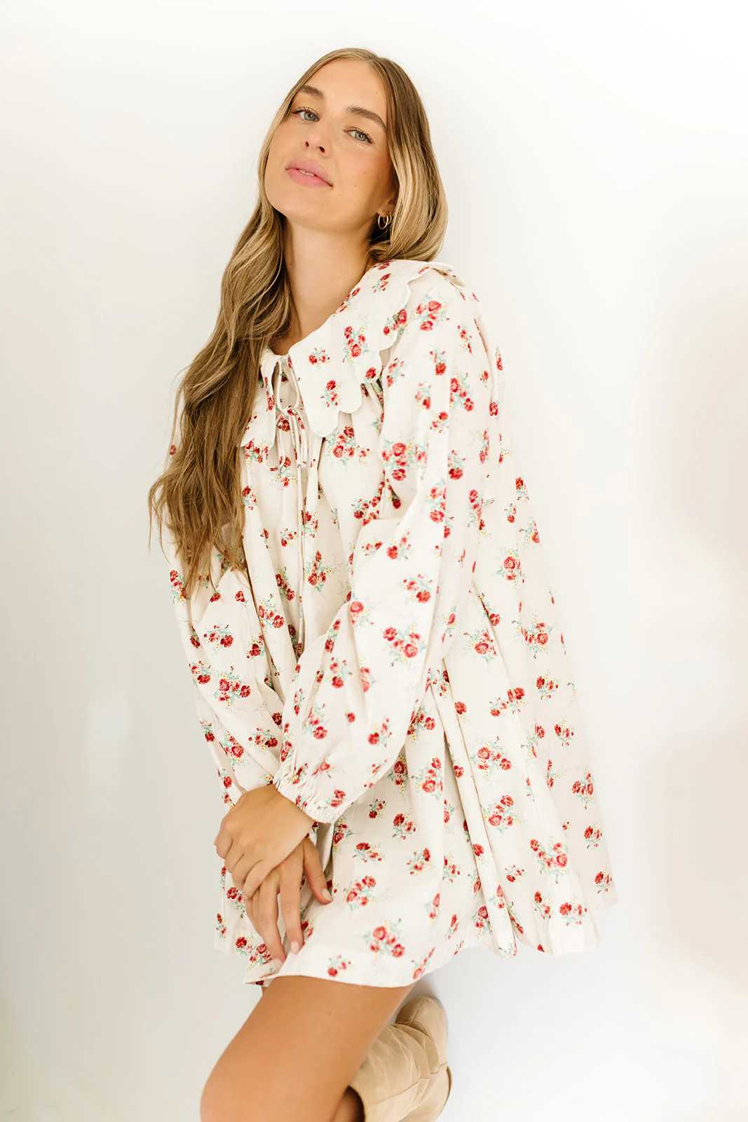 eloise collared floral dress *zoco exclusive* - Image 6