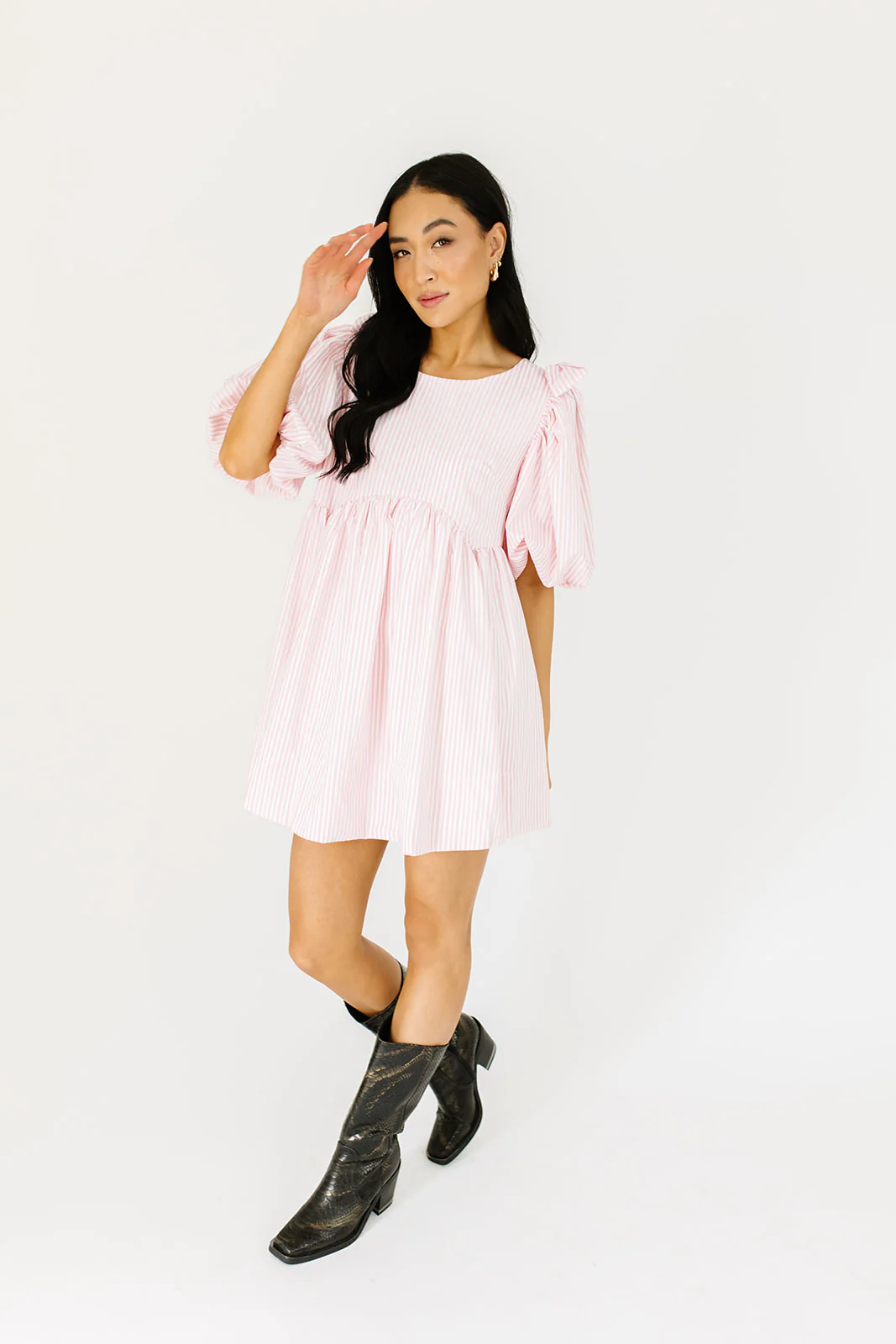 enchanted striped mini dress *restocked* - Image 13