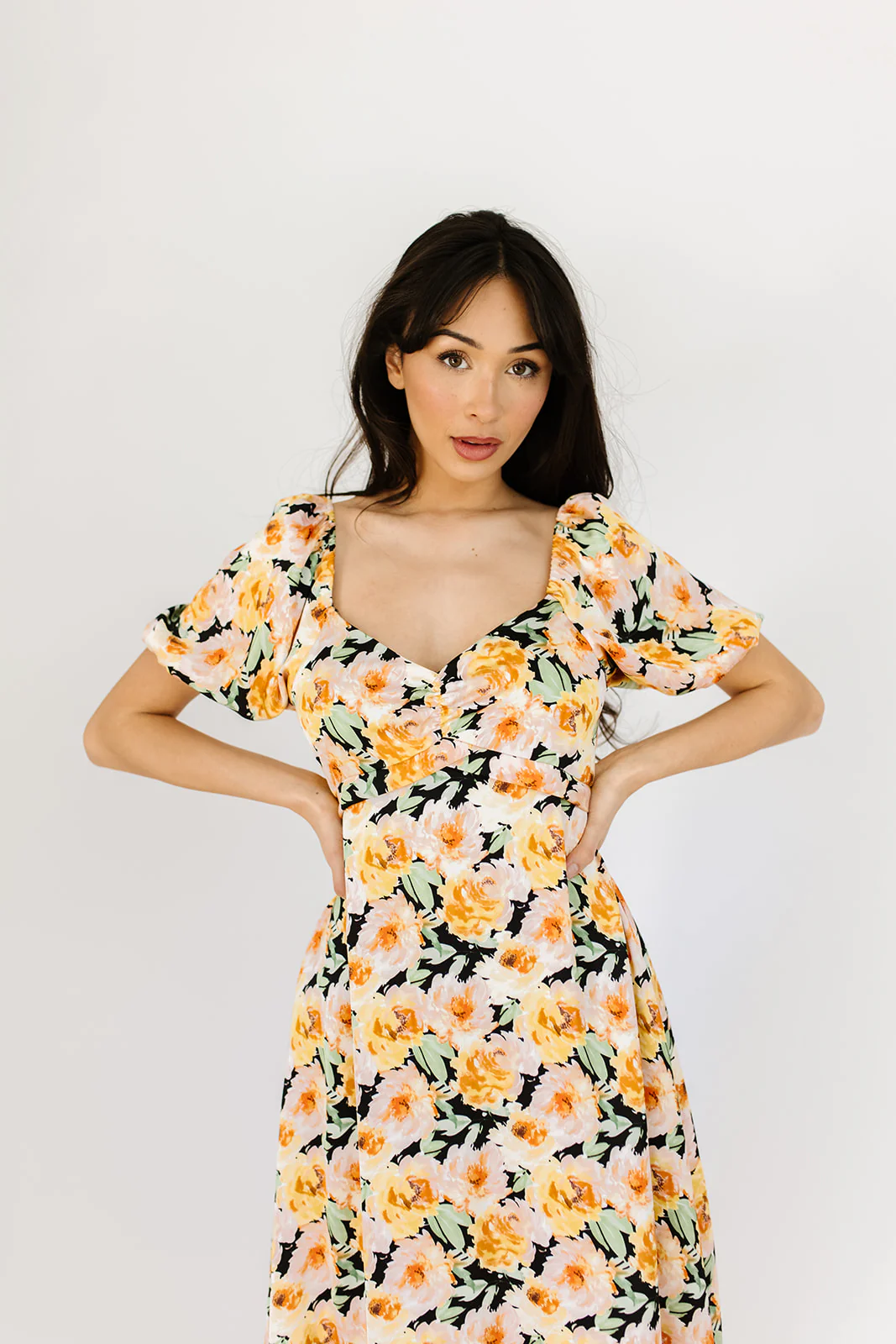 fiona floral midi dress - Image 6