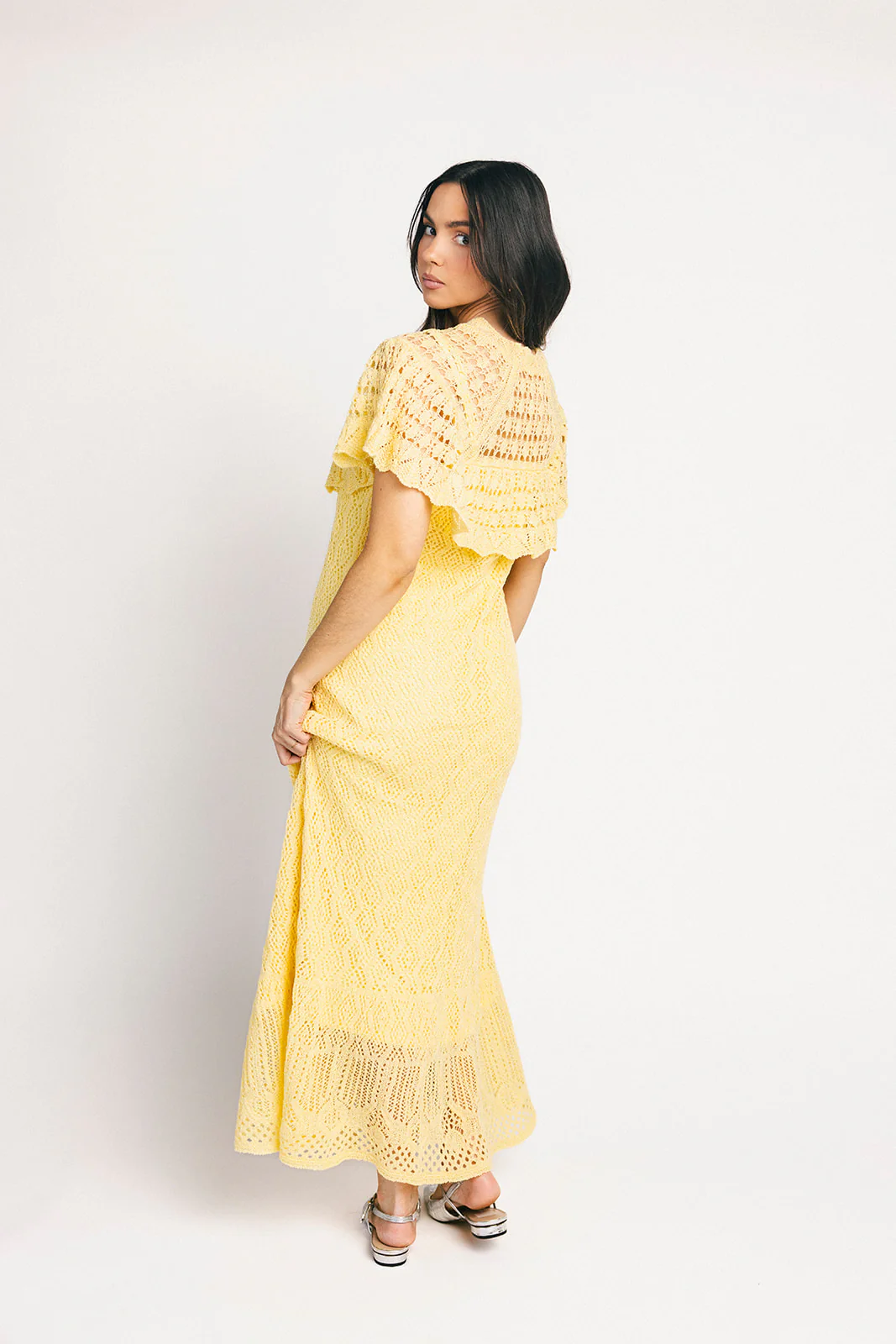 florence crochet dress // yellow *zoco exclusive* - Image 4