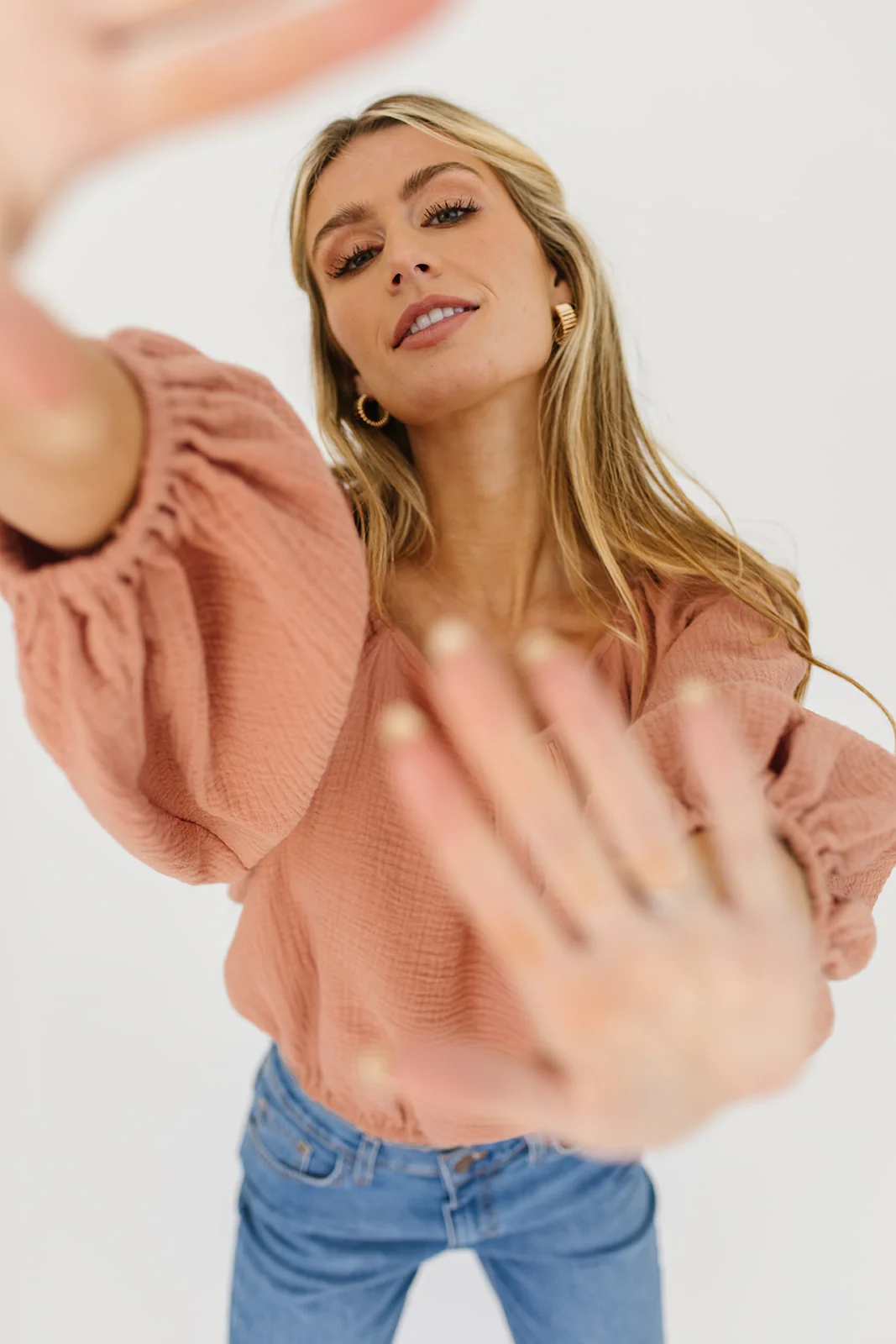 frame top // faded coral - Image 12