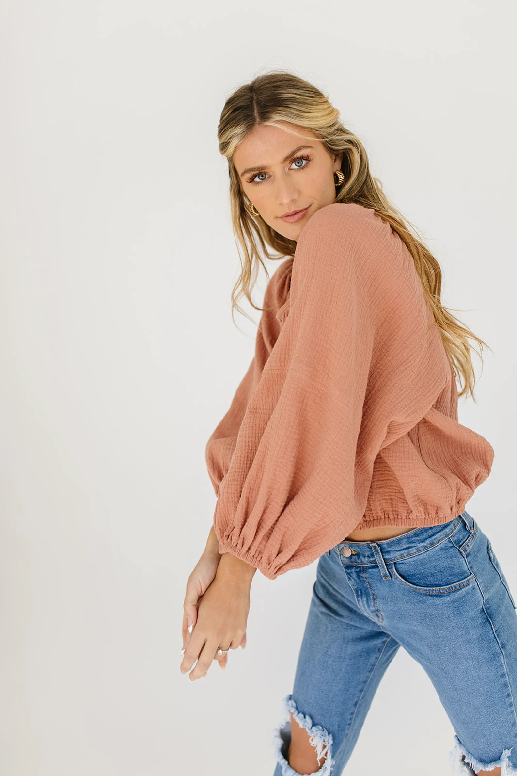frame top // faded coral - Image 17